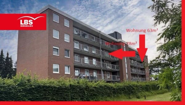 Immobilie in Meppen - Zwei pflegeleichte Wohnungen (ca. 78qm+63m²) in zentraler Lage von Meppen! - Bild 0