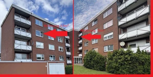 Immobilie in Meppen - Zwei pflegeleichte Wohnungen (ca. 78qm+63m²) in zentraler Lage von Meppen! - Bild 1