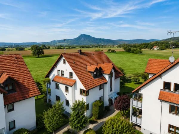 Immobilie in Mühlhausen-Ehingen - Ruhige Ortsrandlage - Charmante 2 Zi-Wohnung mit großem Hobbyraum - Bild 0