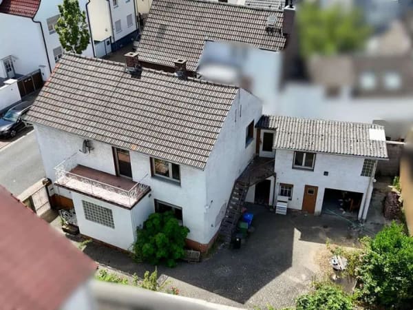 Immobilie in Pfungstadt - Historisches Wohnhaus mit Nebengebäude und viel Entwicklungspotenzial - Bild 1