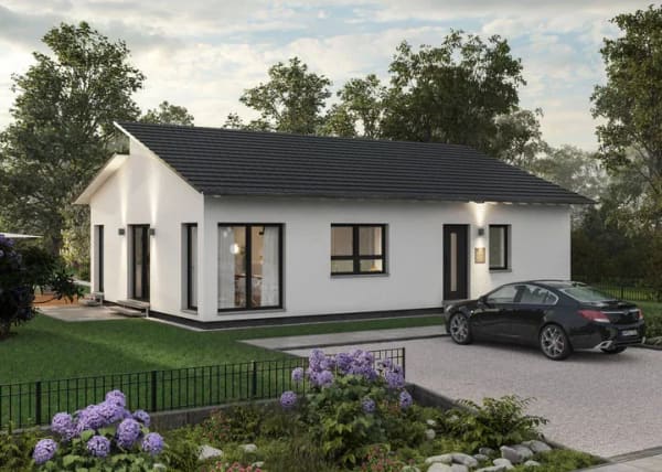 Immobilie in Gomadingen - Ebenerdiger Bungalow zum Wohlfühlen inkl. PV Anlage - Bild 1