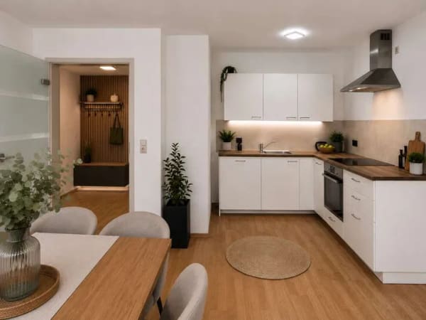Immobilie in Hallstadt - Kleine tolle Wohnung - großer Schritt ins Eigentum! Mit EBK, Stellplatz, Keller! Renoviert und Bezug - Bild 2