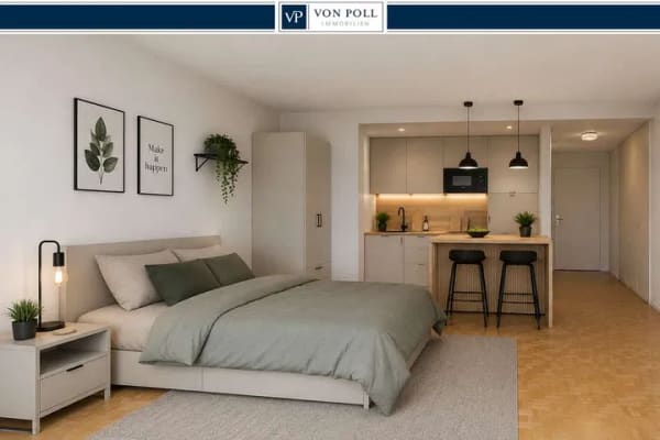 Immobilie in München - Kapitalanlage in Fürstenried – Renovierungsbedürftige 1-Zimmer-Wohnung mit Westbalkon - Bild 0