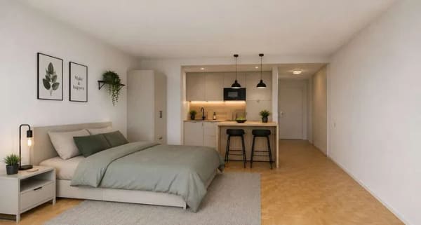 Immobilie in München - Kapitalanlage in Fürstenried – Renovierungsbedürftige 1-Zimmer-Wohnung mit Westbalkon - Bild 1