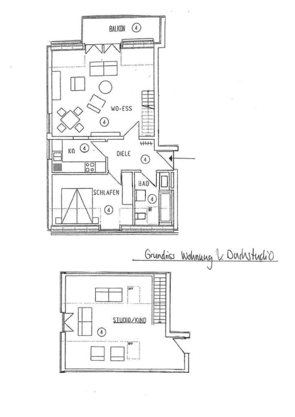 Immobilie in Mainburg - Gepflegte Maisonettewohnung über 2 Etagen mit Einbauküche und Garage in ruhiger Lage! - Bild 4