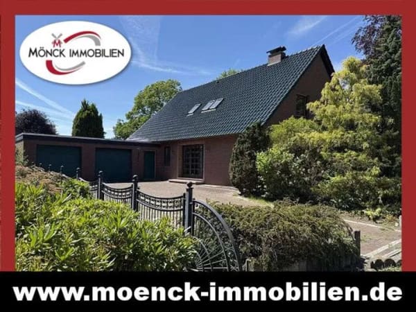 Immobilie in Hesel - Wohnhaus in idyllischer Lage mit Doppelgarage und Fittnessräumen im Keller - Bild 2