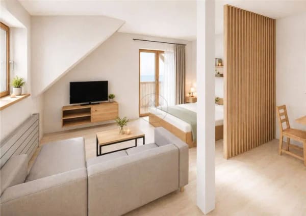 Immobilie in Sehlde - 1-Zimmer-Apartment mit Balkon und Blick ins Grüne - KOVÁROV LIPNO - Bild 2
