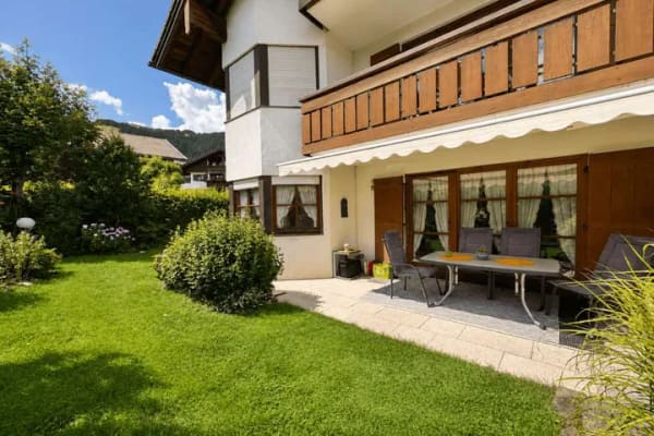 Immobilie in Bolsterlang - Wohnen, wo andere Urlaub machen – Zwei-Zimmer-Wohnung mit Garten und Bergpanorama - Bild 1