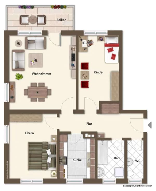 Immobilie in Eckental - schöne Raumaufteilung...3-Zimmer ETW in Eschenau - Bild 1