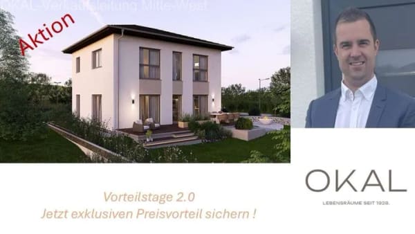 Immobilie in Hübingen - AKTION !! MODERNES WOHNHAUS MIT ELEGANTEM WALMDACH - Malervorbereitet inkl. Grundstück - Bild 0