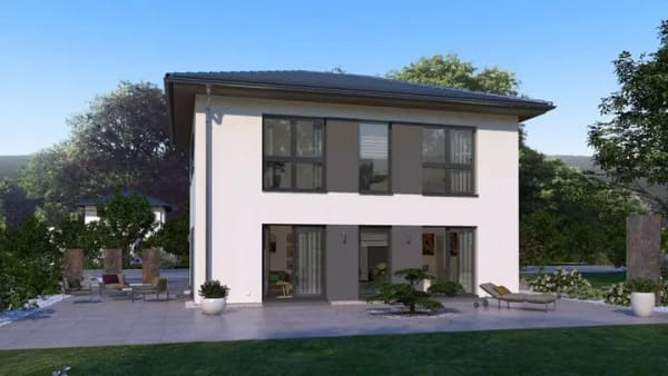 Immobilie in Hübingen - AKTION !! MODERNES WOHNHAUS MIT ELEGANTEM WALMDACH - Malervorbereitet inkl. Grundstück - Bild 1