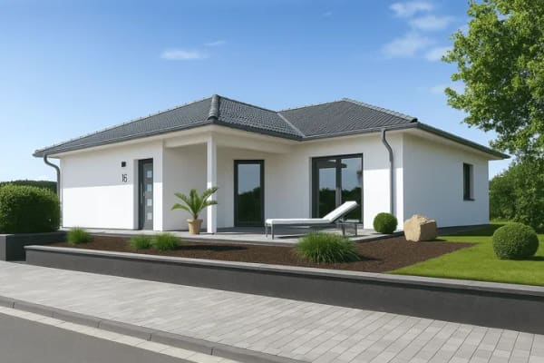 Immobilie in Katzwinkel (Sieg) - Moderner Bungalow mit überdachtem Freisitz in Katzwinkel-Elkhausen - Bild 0