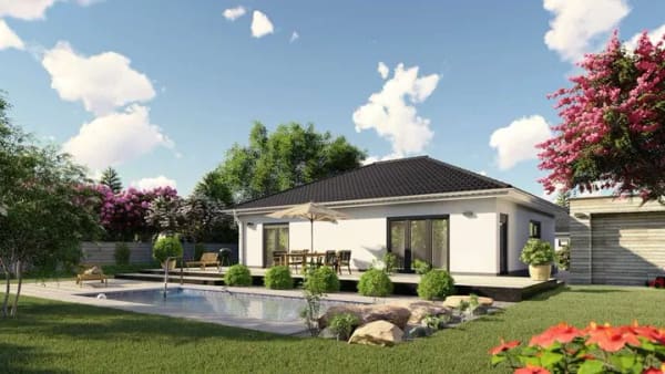 Immobilie in Waging am See - Einziehen und wohlfühlen: Moderner Bungalow Nizza inklusive Grundstück - Bild 0