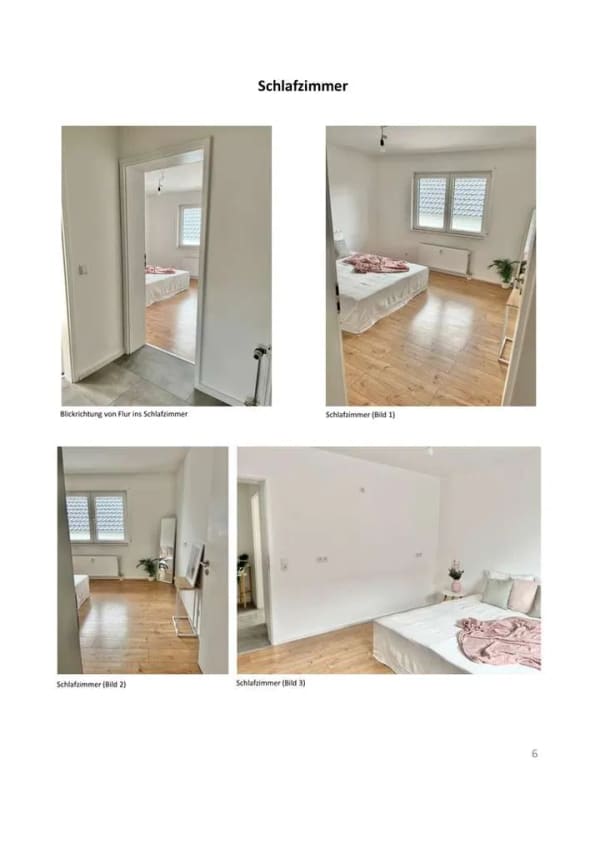 Immobilie in Biebesheim - Moderne 3-Zimmerwohnung mit Balkon, EBK & Stellplatz - Bild 3