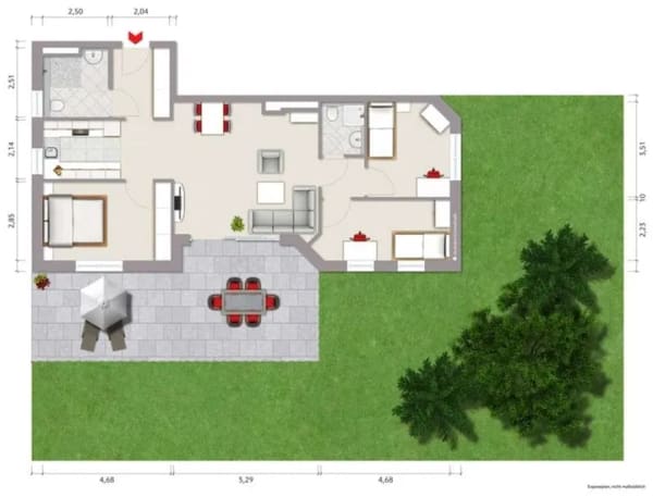 Immobilie in Gemmrigheim - Moderne Erdgeschosswohnung mit sonnigem Garten - Bild 1