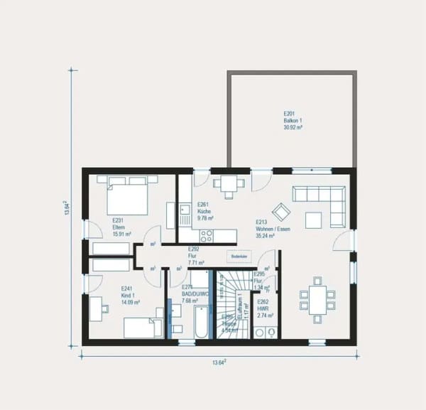 Immobilie in Külz (Hunsrück) - ? Schluss mit Platzmangel: Das allkauf Generation-Haus sprengt alle Grenzen #Generation_1v2 - Bild 2