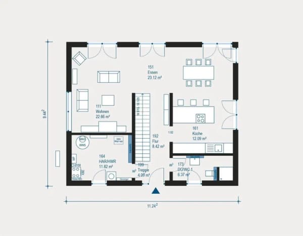 Immobilie in Hirschfeld - ??? Zwei Vollgeschosse, keine Schrägen: Entdecken Sie die allkauf City Villa  #City_Villa_6 - Bild 1