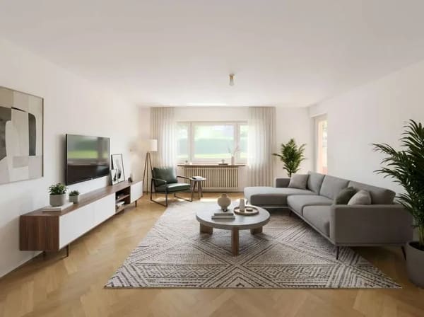 Immobilie in Walheim - 3,5-ZIMMERWOHNUNG MIT BALKON UND ZWEI STELLPLÄTZEN – bezugsfrei - Bild 2