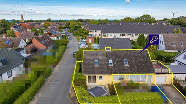 Immobilie in Laboe - Großzügige Maisonettewohnung mit Terrasse, Dachterrasse, Garage und Stellplatz im Ostseebad Laboe - Bild 0
