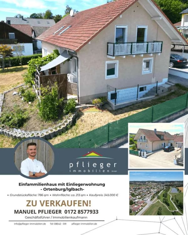 Immobilie in Ortenburg - Einfamilienhaus mit Garten - Bild 0