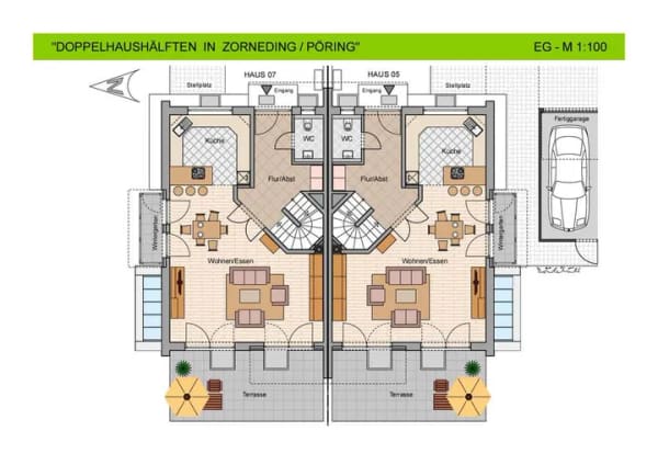 Immobilie in Zorneding - großzügige Doppelhaushälfte mit Hobbyraum und Dachstudio - Bild 0