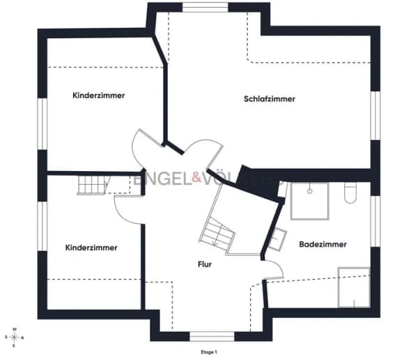 Immobilie in Bramsche - Familienidylle in ruhiger Sackgassenlage - Gepflegtes Einfamilienhaus in Bramsche-Engter - Bild 1