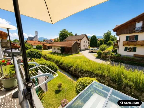 Immobilie in Raubling - Lichtdurchflutete,  funktionell geschnittene 3-Zimmer-Wohnung mit Balkon und Blick auf Bergkulisse - Bild 2