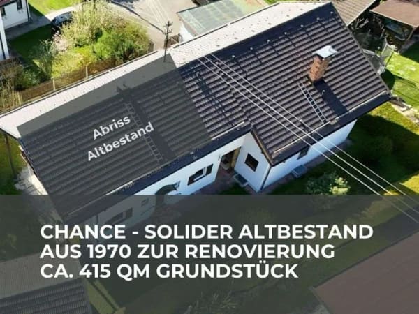 Immobilie in Oberau - Solider Altbestand zur Sanierung in schöner Wohnlage von Oberau - ca. 415 qm Grund - Bild 2