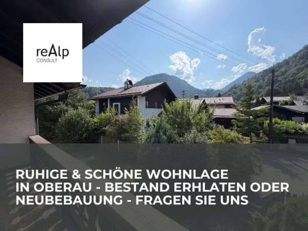 Immobilie in Oberau - Solider Altbestand zur Sanierung in schöner Wohnlage von Oberau - ca. 415 qm Grund - Bild 3
