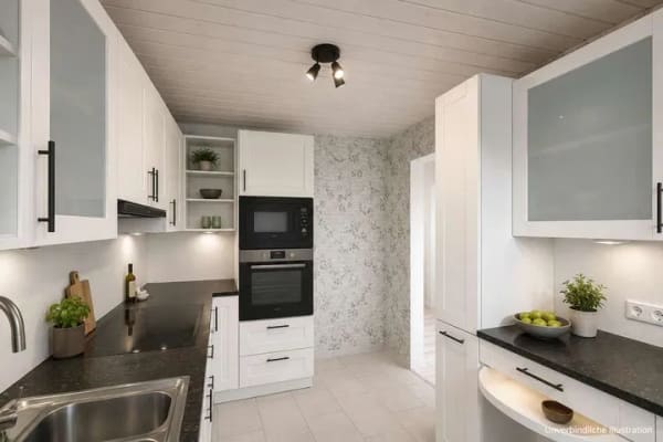 Immobilie in Riederich - Doppelhaushälfte mit Garten, PV-Anlage, Garage & 3 Stellplätzen - Bild 0