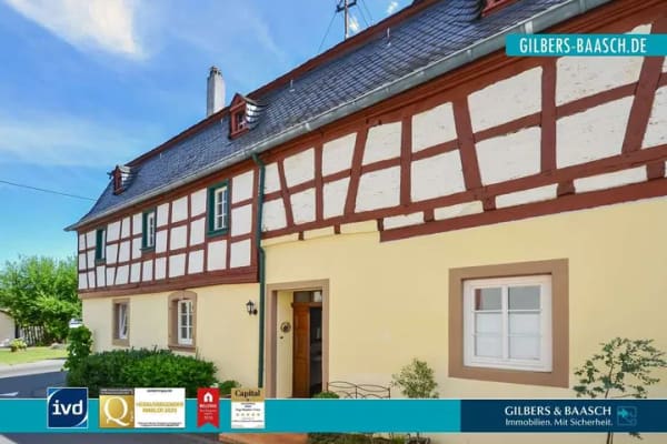 Immobilie in Mülheim an der Mosel - Mülheim (Mosel): Kern-saniertes Fachwerkhaus in ruhiger Ortslage, neue Bäder, Heizung, Elektrik etc. - Bild 0