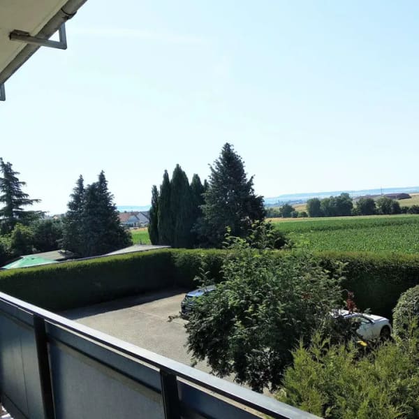 Immobilie in Wöllstadt - *** Wohnen, wo andere Urlaub machen: Panorama-Balkon mit Traumaussicht *** - Bild 1