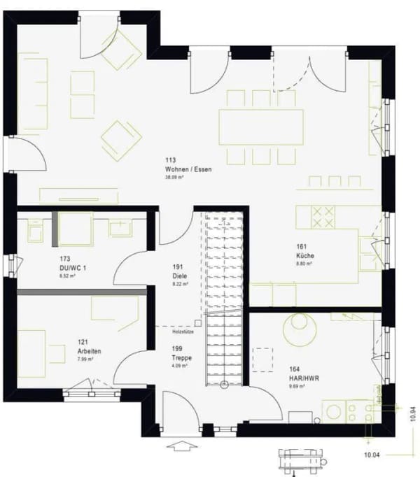Immobilie in Schallbach - Einfamilienhaus in Schallbach: 6 Zimmer, 151 m² - Festpreis 563.000 EUR - Bild 3