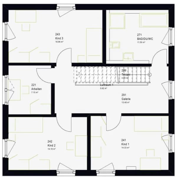 Immobilie in Häg-Ehrsberg - Neubau-Einfamilienhaus in Häg-Ehrsberg - 6 Zi., 216 m², Festpreis 706.000 EUR - Bild 2