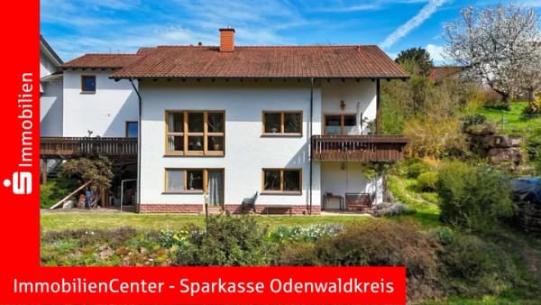 Immobilie in Brombachtal - Odenwald pur. Einfamilienhaus mit Doppelgarage in sonniger Südhanglage - Bild 0