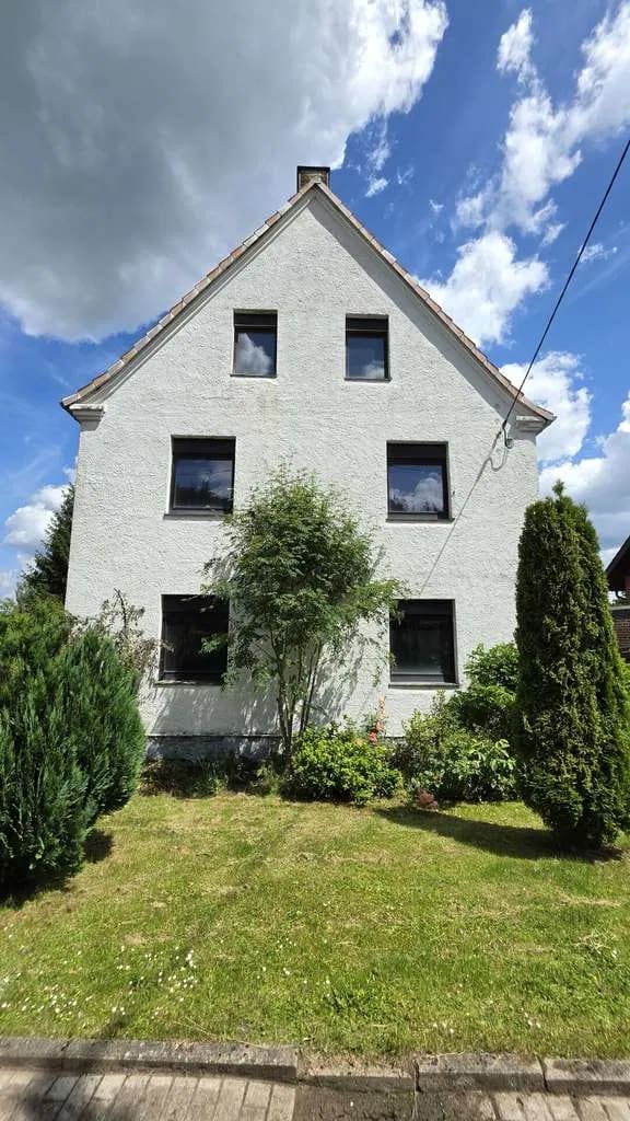 Immobilie in Hemer - Hemer-Deilinghofen! 
Freistehendes Einfamilienhaus im Rohbauzustand auf 
einem schönen, parkähnlic - Bild 1