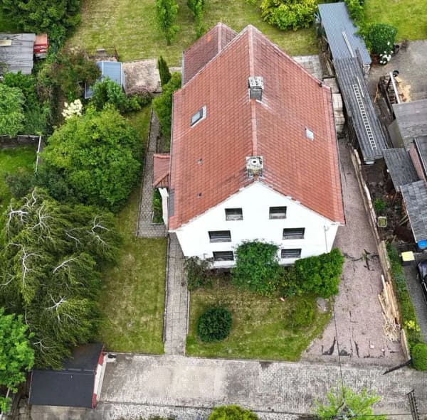 Immobilie in Hemer - Hemer-Deilinghofen! 
Freistehendes Einfamilienhaus im Rohbauzustand auf 
einem schönen, parkähnlic - Bild 4