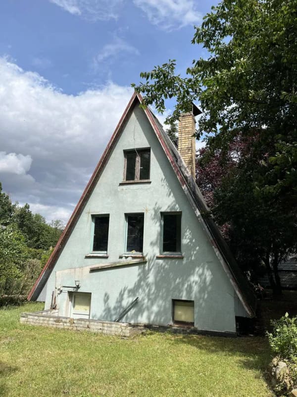 Immobilie in Lossatal - Erholungsgrundstück mit Finnhütte an Badesee im Wurzener Land - Bild 2