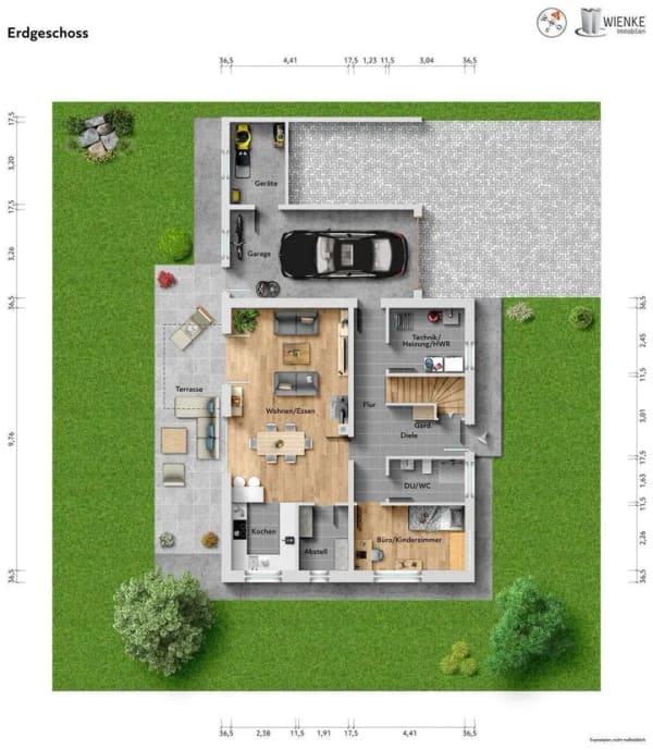 Immobilie in Weilheim - WOW! Weilheim-Remetschwiel, Einfamilienhaus mit Garage, Carport, Luft-Wärme Pumpe, Einbauküche, Kaminofen, Garten… - Bild 1