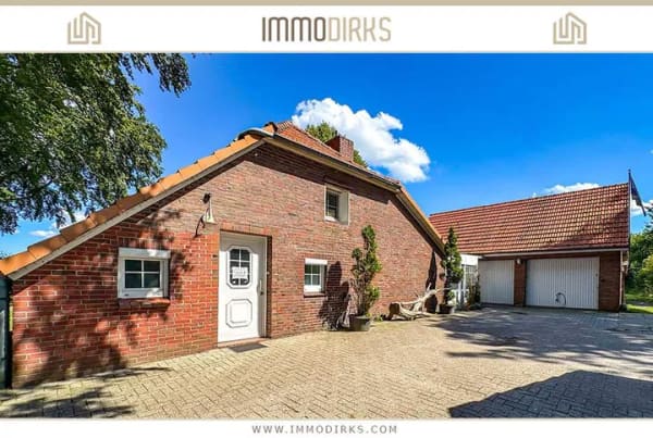 Immobilie in Dunum - Dunum:
Ländlicher Charme trifft Wohnkomfort – Landhaus mit viel Platz und Potenzial - Bild 0