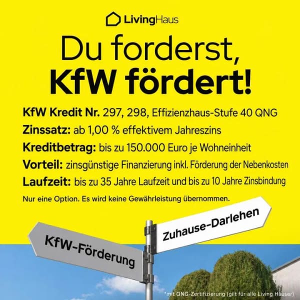 Immobilie in Kotzen - KfW44-QNG-Haus! Mit Strategie ins Eigenheim: 132m² stark kalkuliert - Bild 1