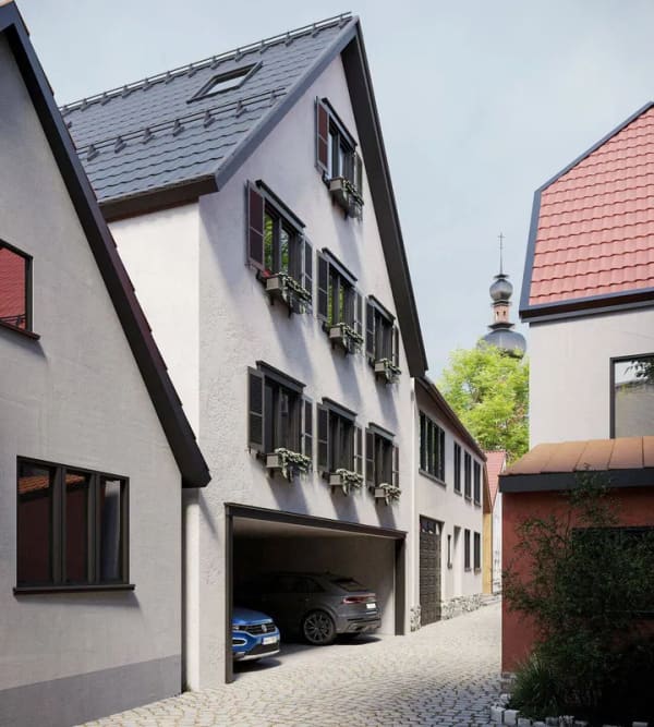 Immobilie in Eibelstadt - **Neubauprojekt in Eibelstadt: Modernes Stadthaus mit 3- und 4-Zimmer-Whg., Aufzug, Blk. & Garage** - Bild 0