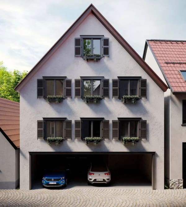 Immobilie in Eibelstadt - **Neubauprojekt in Eibelstadt: Modernes Stadthaus mit 3- und 4-Zimmer-Whg., Aufzug, Blk. & Garage** - Bild 1