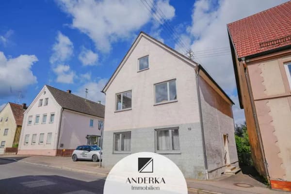 Immobilie in Ichenhausen - Sanieren, gestalten, wohlfühlen – Ihr neues Zuhause mit großzügigem Garten in Ichenhausen! - Bild 0