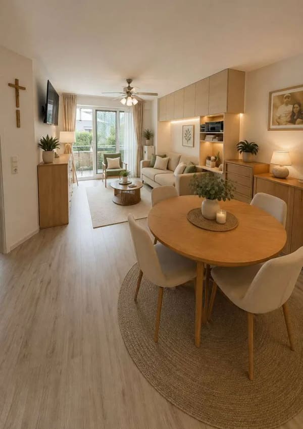 Immobilie in Neustadt an der Donau - Gepflegte 2-Zimmer-Erdgeschosswohnung mit Terrasse, Gartenanteil und Tiefgarage - Bild 1
