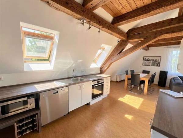 Immobilie in Haslach im Kinzigtal - +++ sonnige 3,5 Zi.-Wohnung in Zentrum von Haslach i.K. mit Balkon und Garage +++ - Bild 1
