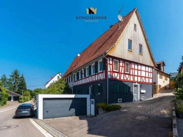Immobilie in Auenwald - Ihre Chance ins Eigentum... - Teilsaniertes Fachwerkhaus ideal für Handwerker oder Selbermacher! - Bild 0