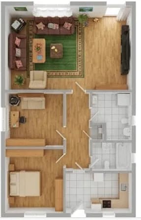 Immobilie in Freiamt - Großzügige 3-Zimmer-Wohnung mit Terrasse und Blick ins Grüne in Freiamt - Bild 4