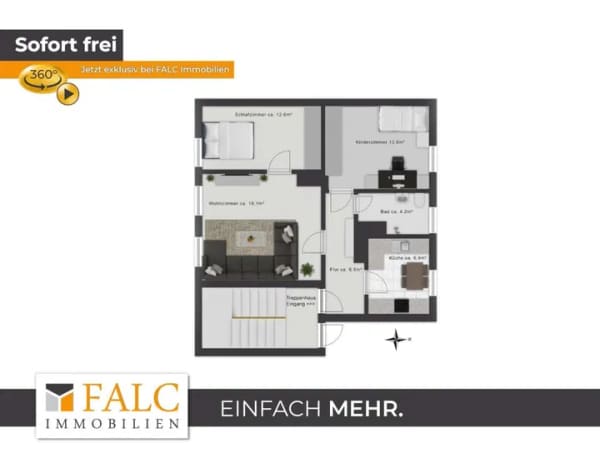 Immobilie in Apolda - Etagenwohnung in Apolda - Bild 0