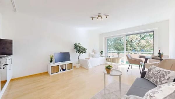 Immobilie in Ottobrunn - Helle 1-Zimmer-Wohnung mit Balkon und Tiefgaragenstellplatz in Ottobrunn - Bild 1